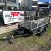 7x5 Box Trailer with 2ft High Cage - FSP Trailers and Parts