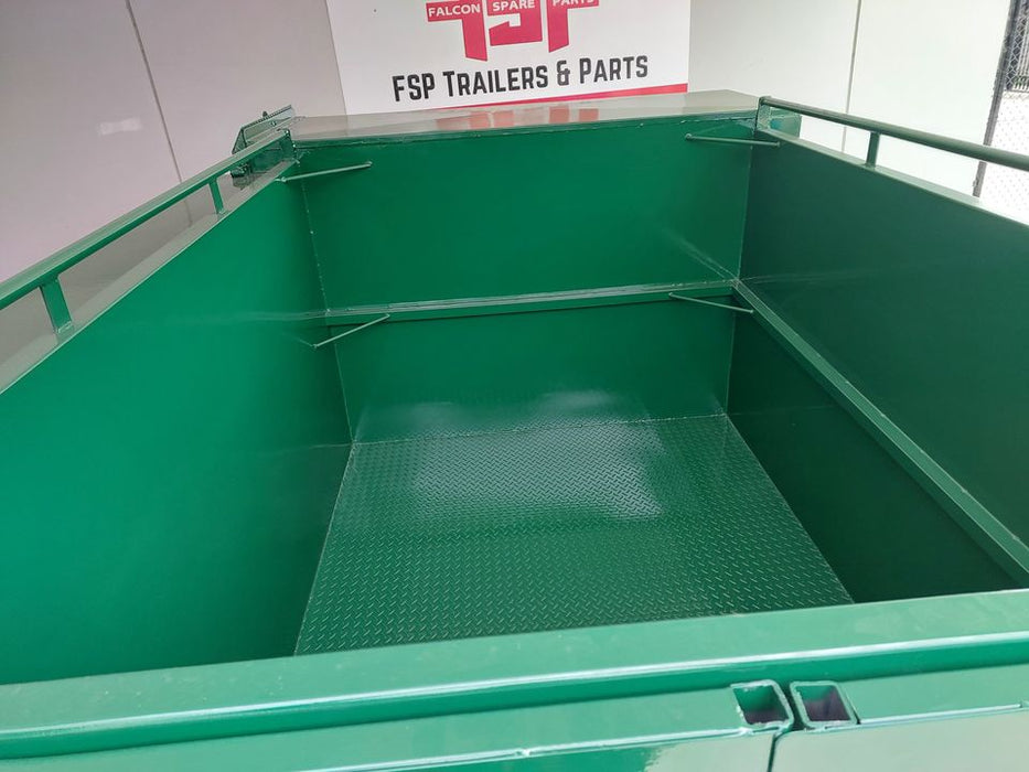 7x5 Green Lawn Mower Single Axle Trailer - FSP Trailers and Parts