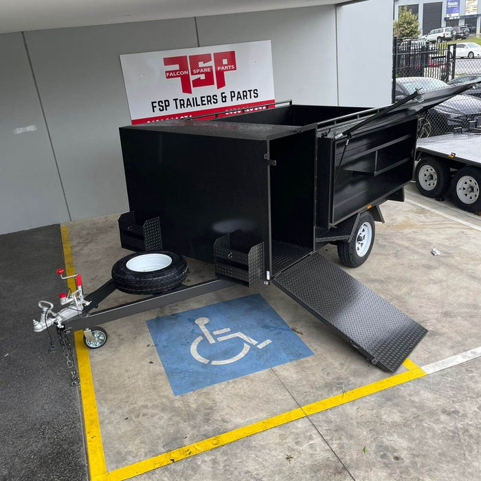 7x5 Lawn Mower Gardener Trailer - FSP Trailers and Parts