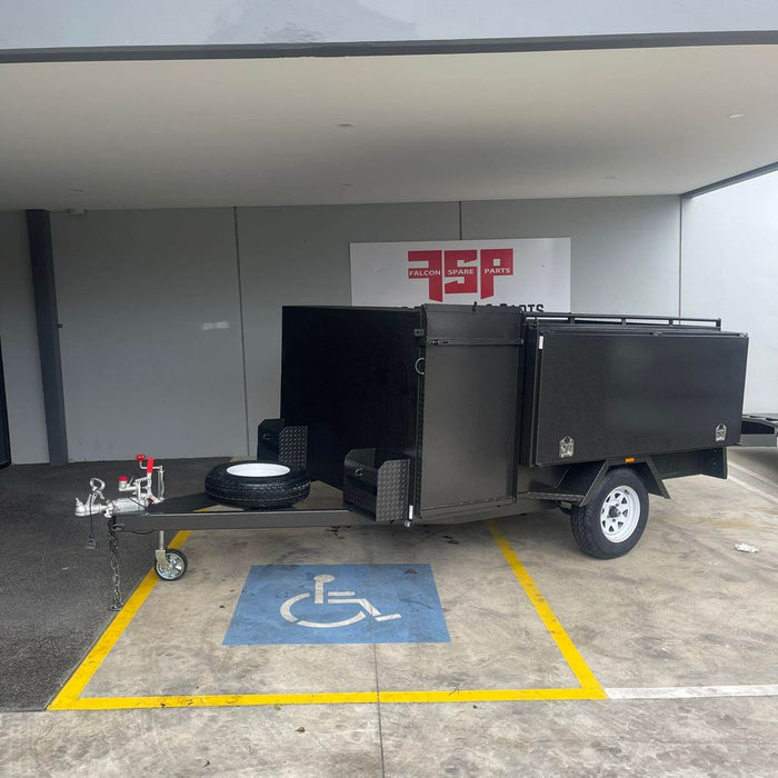 7x5 Lawn Mower Gardener Trailer - FSP Trailers and Parts