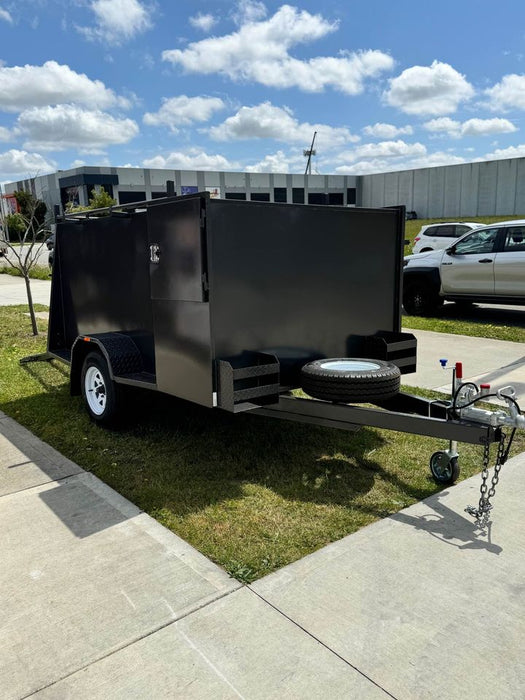 7x5 Lawn Mower Gardener Trailer 1400 kg GVM with Grip Mesh Ramp - FSP Trailers and Parts