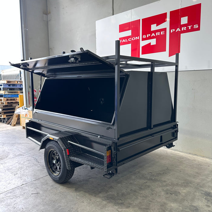 7x5 Tradesman Trailer 2 pc Design with drop down legs - FSP Trailers and Parts