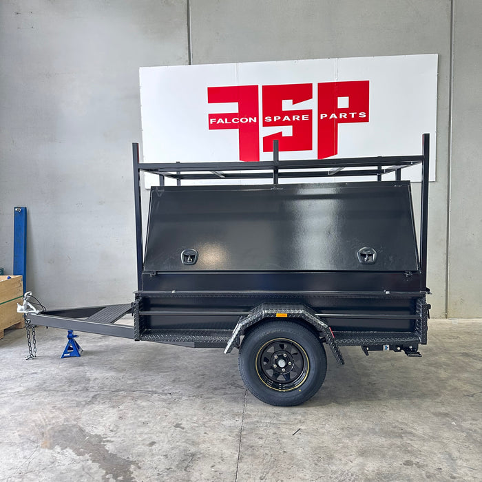 7x5 Tradesman Trailer 2 pc Design with drop down legs - FSP Trailers and Parts
