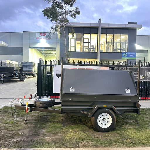 7x5 Tradesman Trailer Single Axle, 2 Pc Design