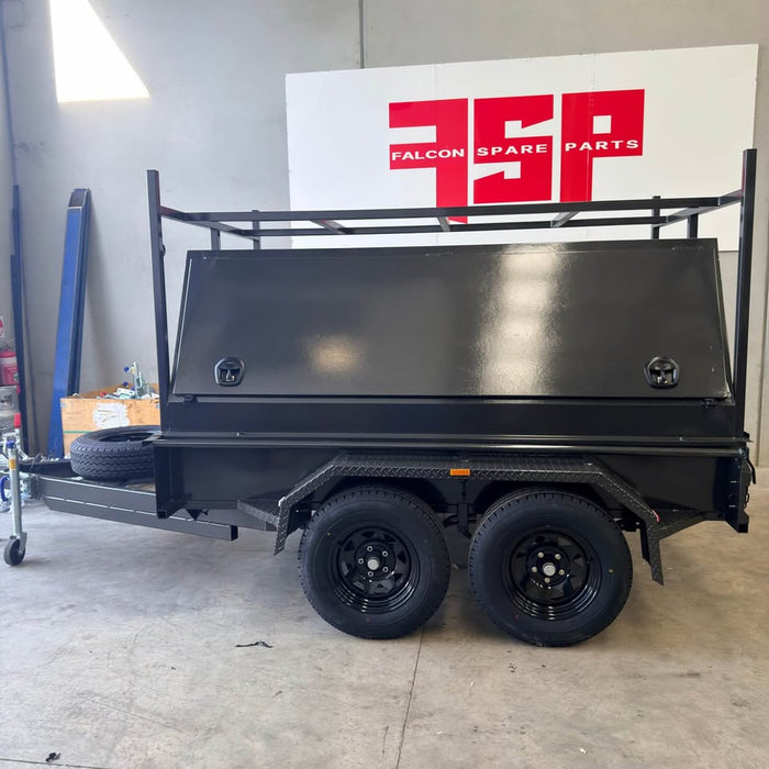 8x5 Tradesman Trailer with 2-Piece Slant Design & Side Doors - FSP Trailers and Parts