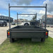 8x5 Box Trailer High Sides with Open Mower Box, Front & Rear Racks - FSP Trailers and Parts