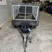 8x5 Box Trailer Tandem Axle With Ramps, Rack, Electric Brakes & 900mm cage - FSP Trailers and Parts