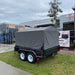 8x5 Box Trailer with 900mm Cage & Canvas Cover - FSP Trailers and Parts