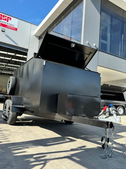 8x5 Lawn Mower Tandem Trailer - FSP Trailers and Parts