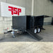 8x5 Lawn Mower Trailer with Mesh Ramps - FSP Trailers and Parts