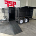 8x5 Lawn Mower Trailer with Mesh Ramps - FSP Trailers and Parts