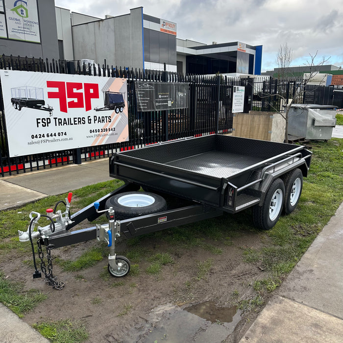 8x5 Tandem Axle Box Trailer (Low Sides) - FSP Trailers and Parts