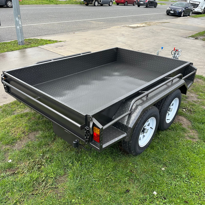 8x5 Tandem Axle Box Trailer (Low Sides) - FSP Trailers and Parts