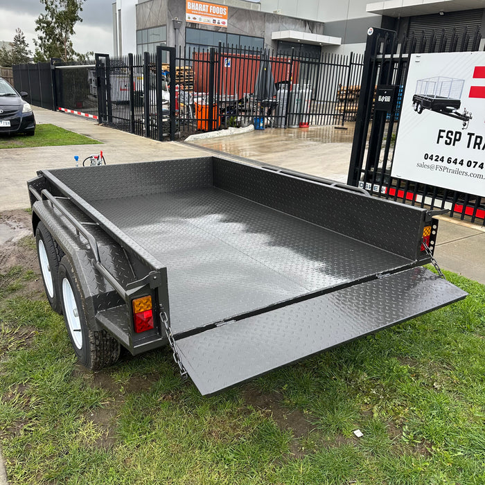 8x5 Tandem Axle Box Trailer (Low Sides) - FSP Trailers and Parts
