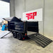 8x5 Tandem Lawn Mower Trailer With Mesh Ramp - FSP Trailers and Parts