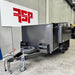 8x5 Tandem Lawn Mower Trailer With Mesh Ramp - FSP Trailers and Parts