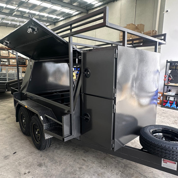 8x5 Tradesman Trailer with Full Length Drawers & Shelves