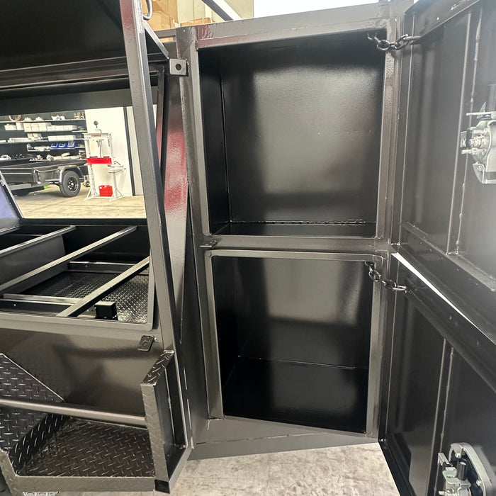 8x5 Tradesman Trailer with Full Length Drawers & Shelves