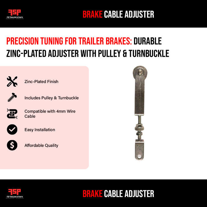 Brake Cable Adjuster - FSP Trailers and Parts