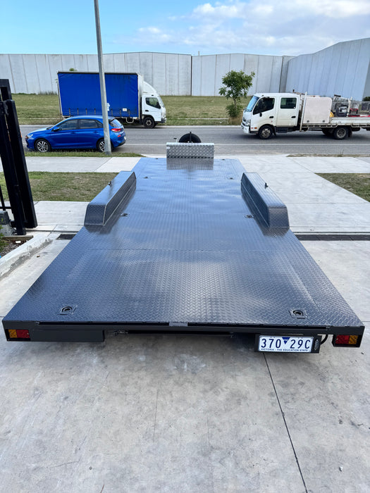 23ft Tri-Axle Car Trailer - Semi Flat - FSP Trailers and Parts