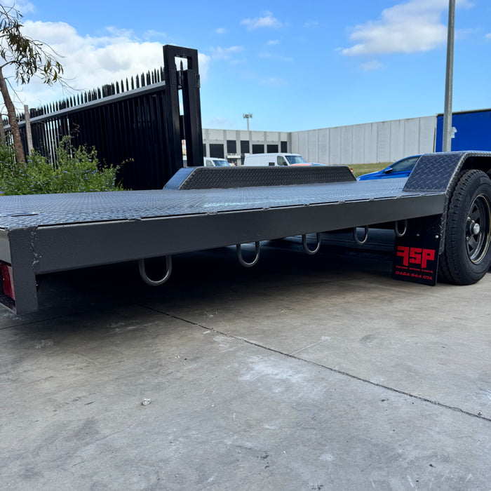 23ft Tri-Axle Car Trailer - Semi Flat - FSP Trailers and Parts