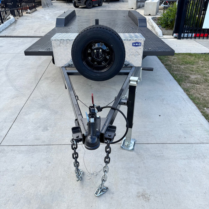 23ft Tri-Axle Car Trailer - Semi Flat - FSP Trailers and Parts