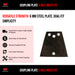 Coupling plate 3 hole multi-fit - FSP Trailers and Parts