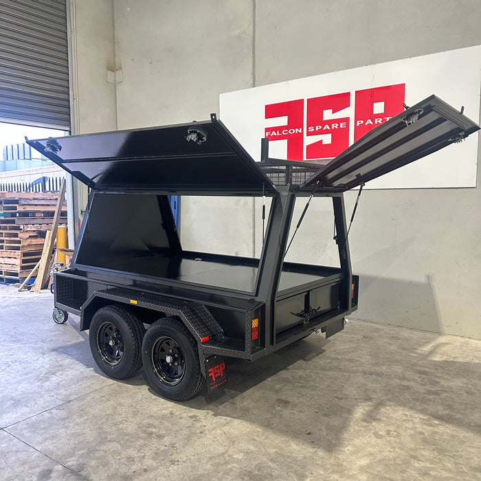 8x5 Tandem Tradesman Top Trailer with Full-Length Drawers