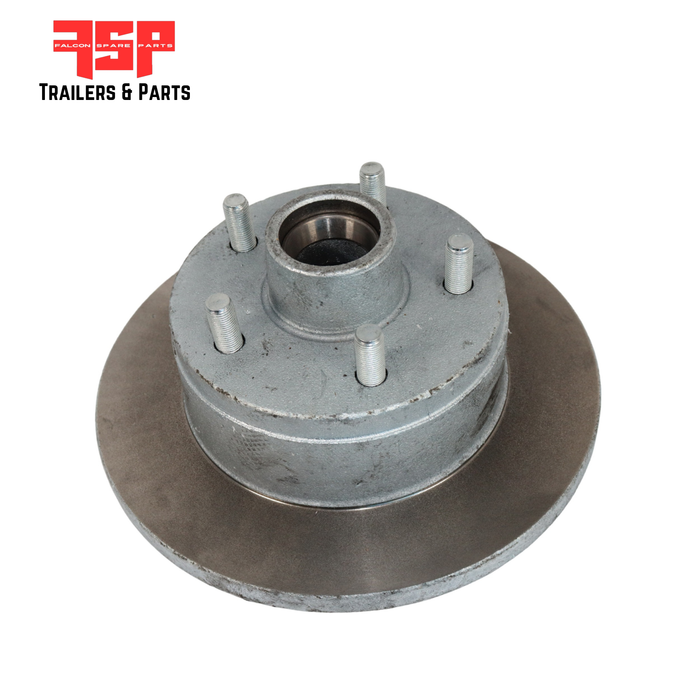Disc Hub Ford 10" Ford 5 Stud Ford Bearings (SL) (JAPANESE BEARINGS) - Galvanised - FSP Trailers and Parts