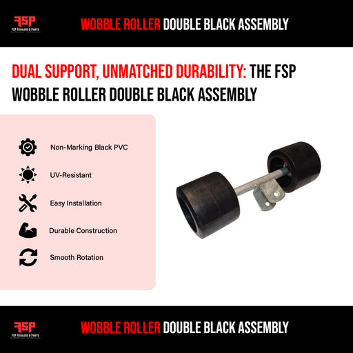 Wobble Roller Double Black Assembly