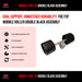 Wobble Roller Double Black Assembly - FSP Trailers and Parts