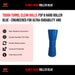 8 Inch Hard Roller Blue - FSP Trailers and Parts