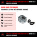 Hub Lazy HT SL Bearings Complete with Dust Cap, Marine Seal & Wheel Nuts Galvanised - FSP Trailers and Parts