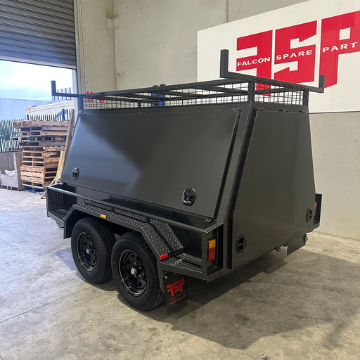8x5 Tandem Tradesman Top Trailer with Full-Length Drawers