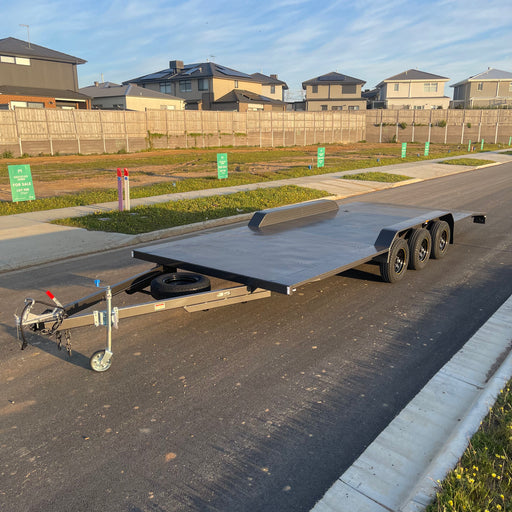 23’x6’6” Car Trailer Tri-Axle Beaver Tail