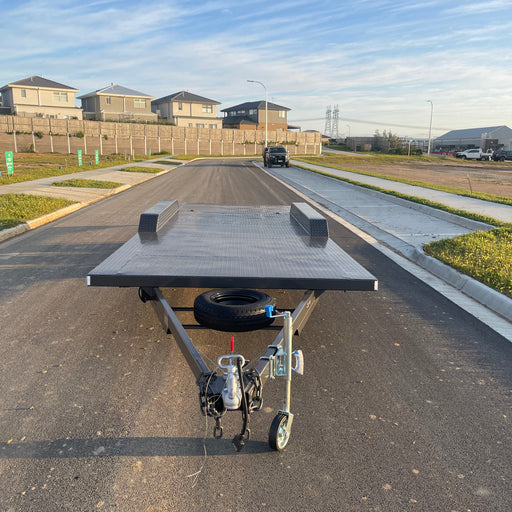 23’x6’6” Car Trailer Tri-Axle Beaver Tail