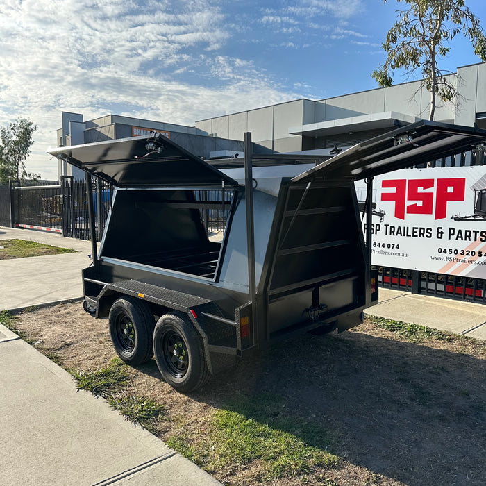 8x5 Tradesman Top Trailer with Full Drawers & Electric Locks