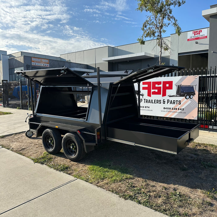 8x5 Tradesman Top Trailer with Full Drawers & Electric Locks