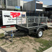 6x4 Box Trailer With 2ft High Cage