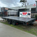 16'x8' Flat Top Tandem Trailer