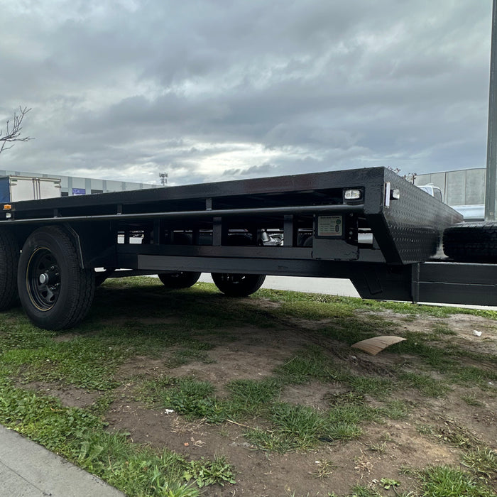 16'x8' Flat Top Tandem Trailer