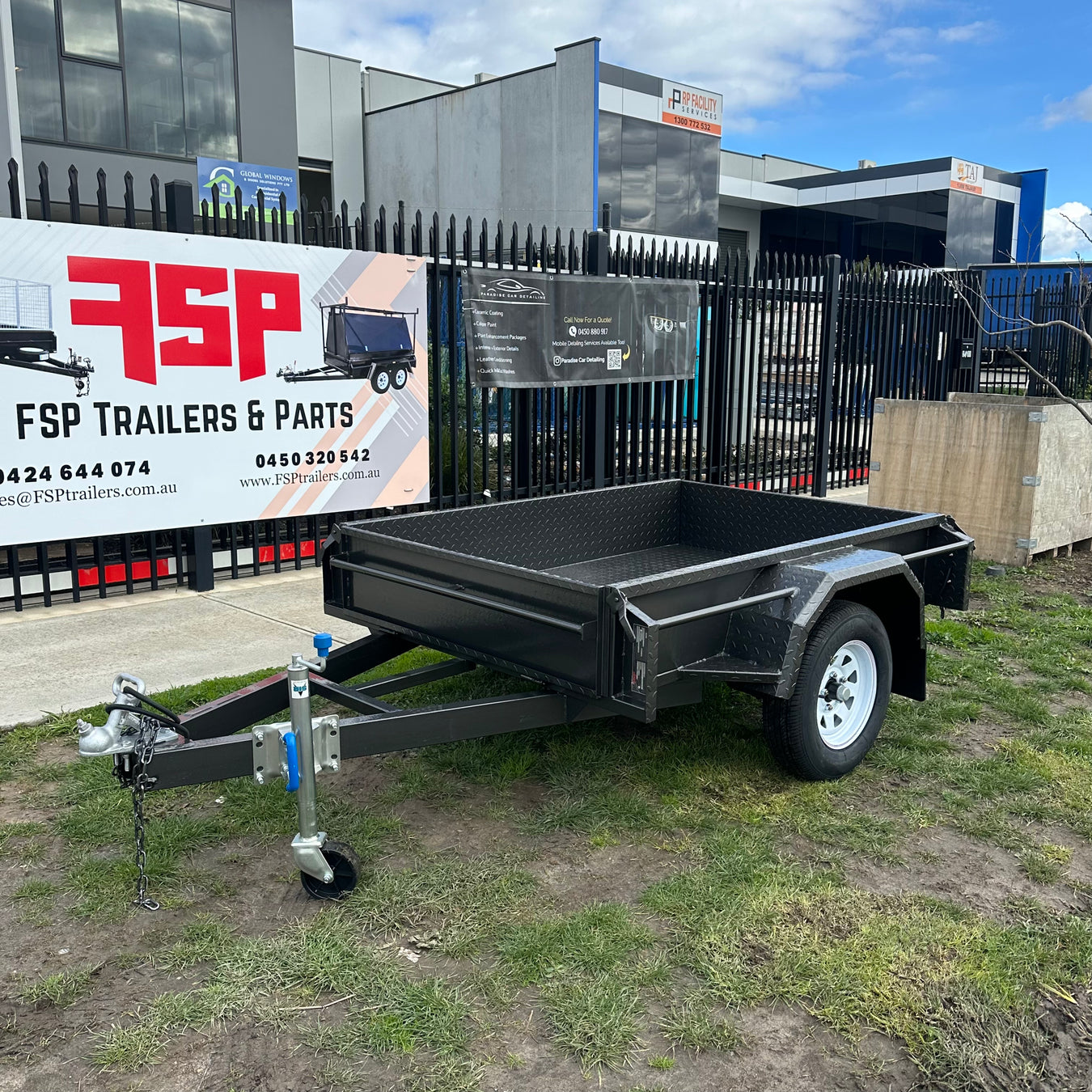 Box Trailer Single Axle
