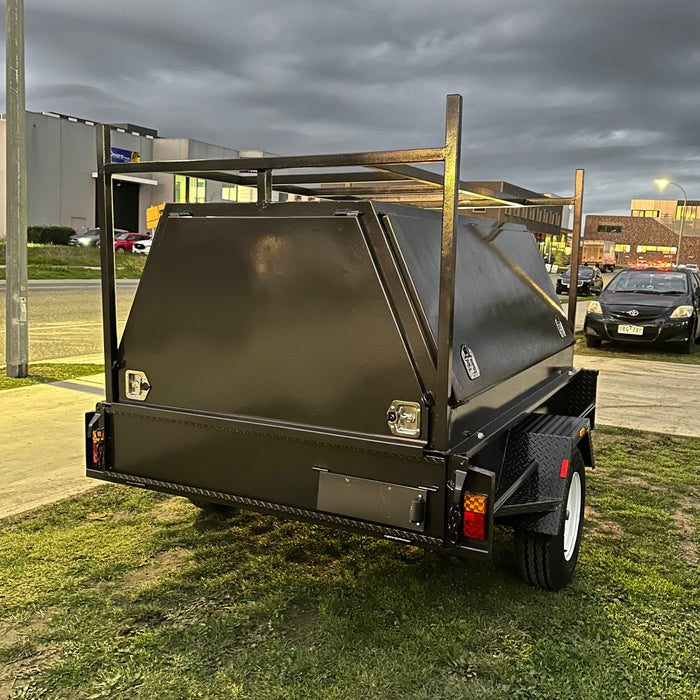 7x5 Tradesman Trailer Single Axle, 2 Pc Design