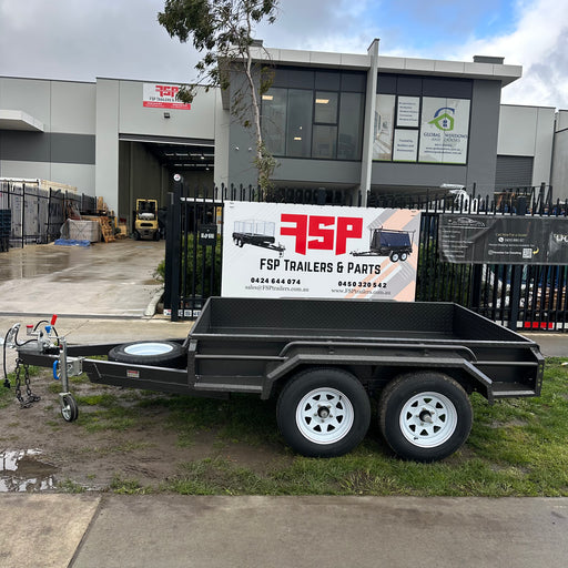 8x5 Tandem Axle Box Trailer (Low Sides)