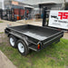8x5 Tandem Axle Box Trailer (Low Sides)
