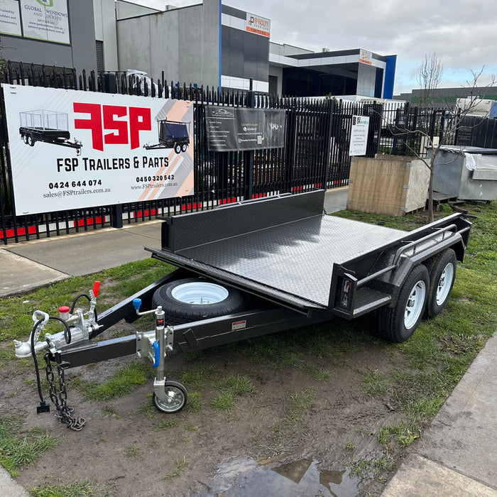8x5 Tandem Axle Box Trailer (Low Sides)