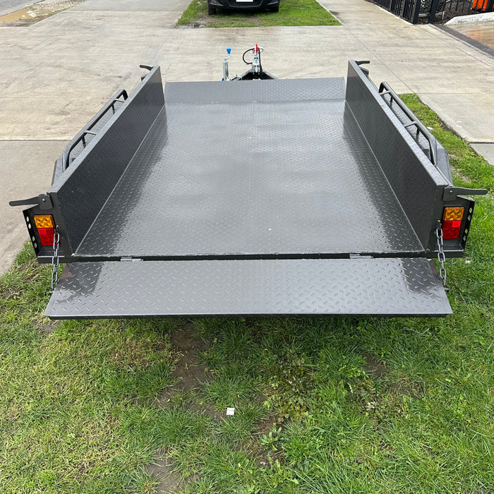 8x5 Tandem Axle Box Trailer (Low Sides)