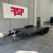16'x6.6" Beaver Tail Car Trailer