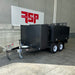 8x5 Lawn Mower Trailer with Mesh Ramps