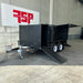 8x5 Lawn Mower Trailer with Mesh Ramps